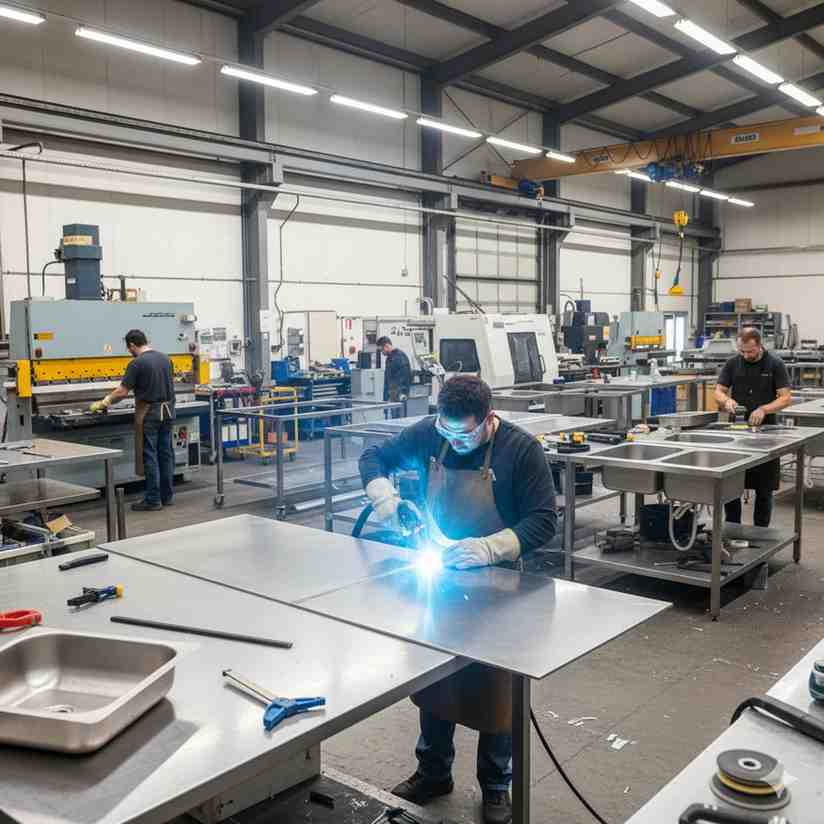 From Prep to Profit — Why Stainless Steel Is Your Commercial Kitchen’s Best Friend (Not Mild Steel)