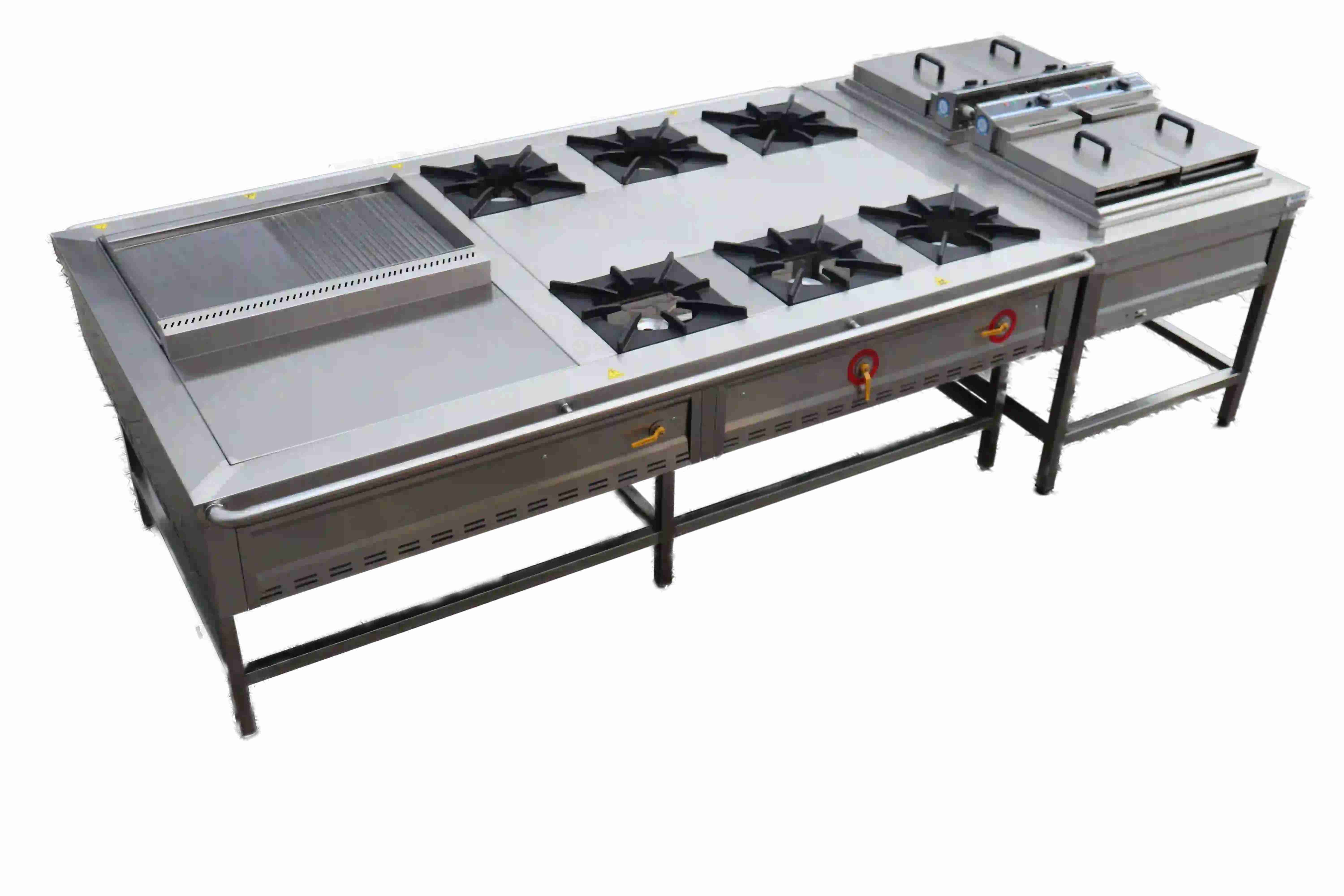 Commercial Kitchen Island Cooker