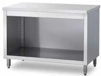Stainless steel Open Cabinet